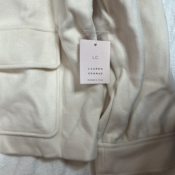 LC Lauren Conrad Off White Coat - Picture 10 of 14